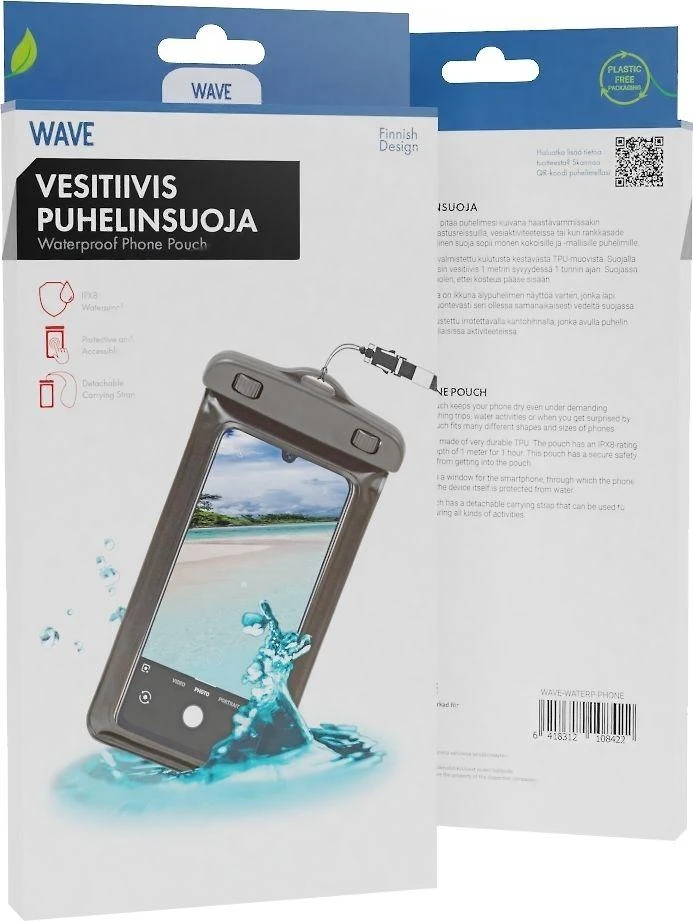 Wave vandeniui atsparus dėklas jūsų telefonui