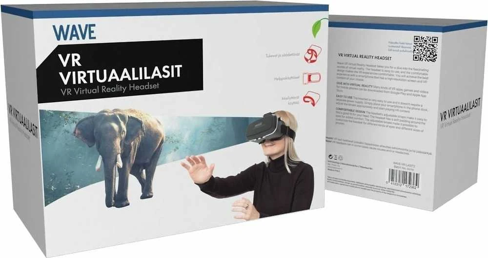 Wave VR virtuaalilasit, musta
