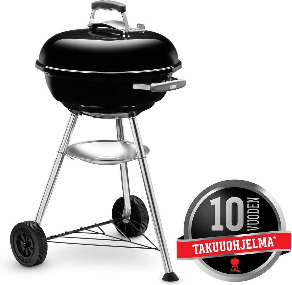 Weber Charcoal Grilis Compact Virdulys 47 cm juodas Juodas (1221004)
