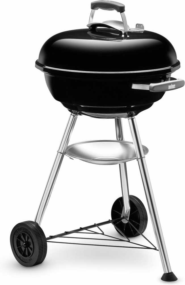 Weber Charcoal Grilis Compact Virdulys 47 cm juodas Juodas (1221004)