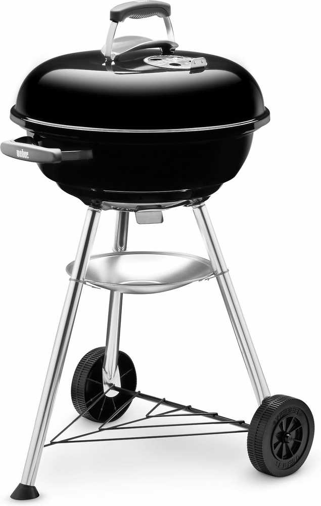 Weber Charcoal Grilis Compact Virdulys 47 cm juodas Juodas (1221004)