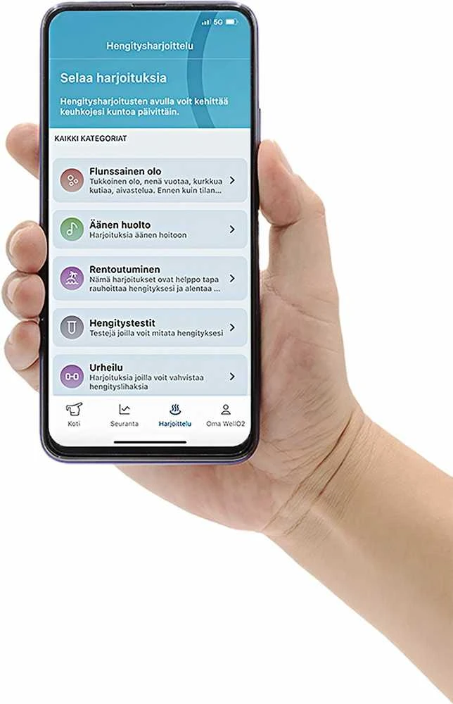 WellO2 MyBreath Gen 2.0 älysuukappale