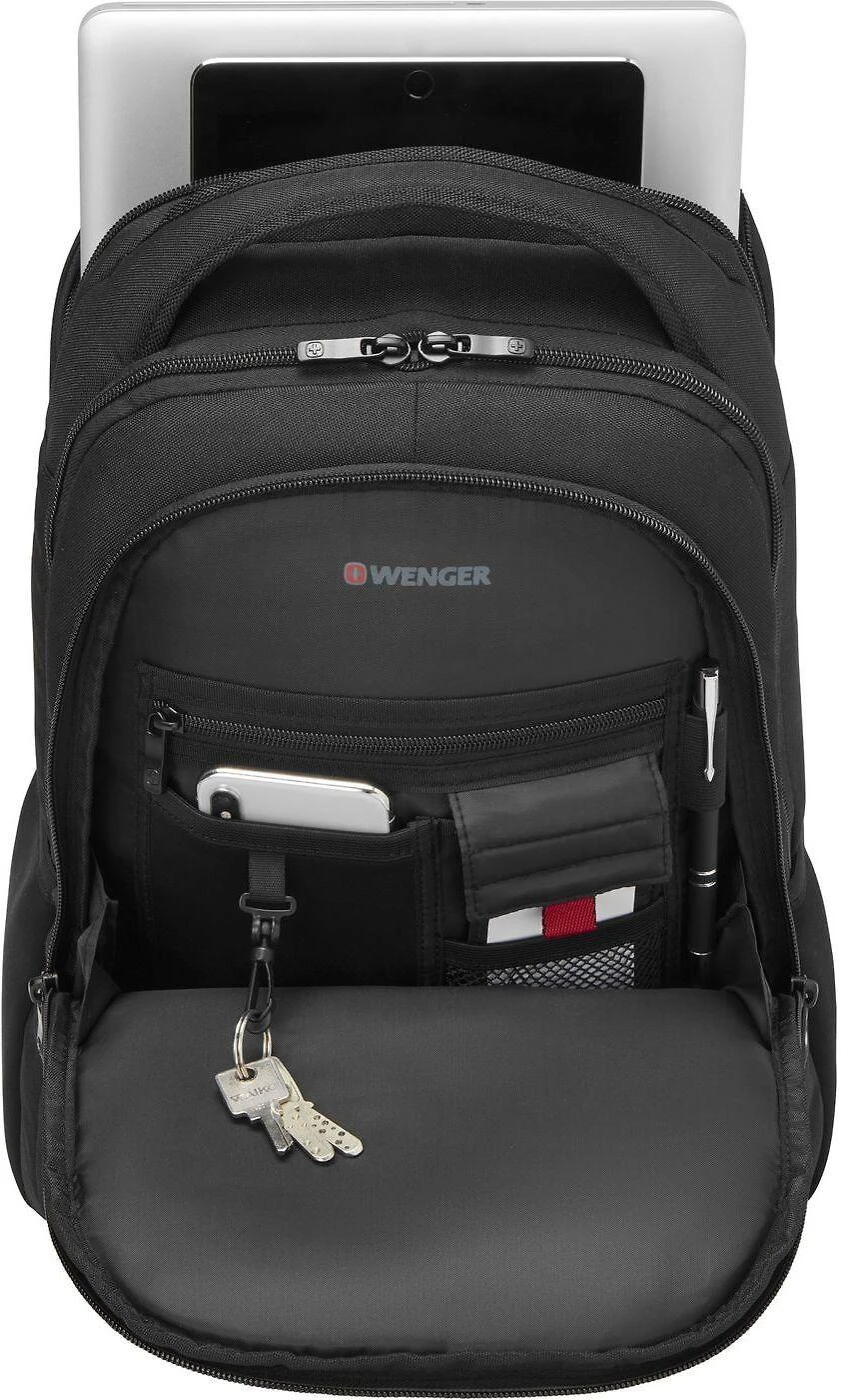Rucksack for laptop WENGER fuse 600630 (15,6", juodos spalvos)