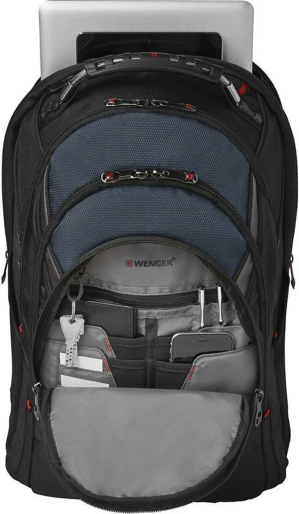 Wenger Backpack for laptop 17'' IBEX juodas-mėlynas