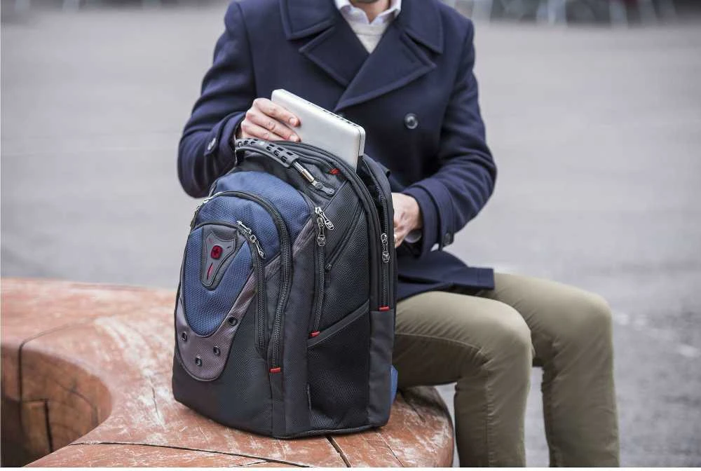 Wenger Backpack for laptop 17'' IBEX juodas-mėlynas