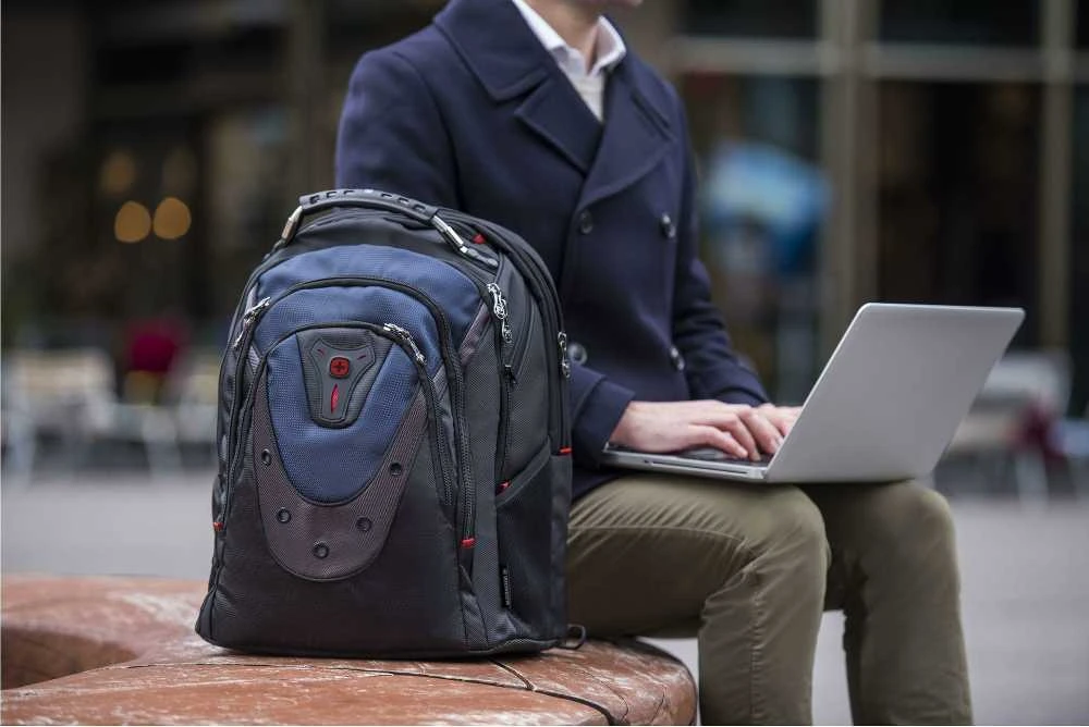 Wenger Backpack for laptop 17'' IBEX juodas-mėlynas