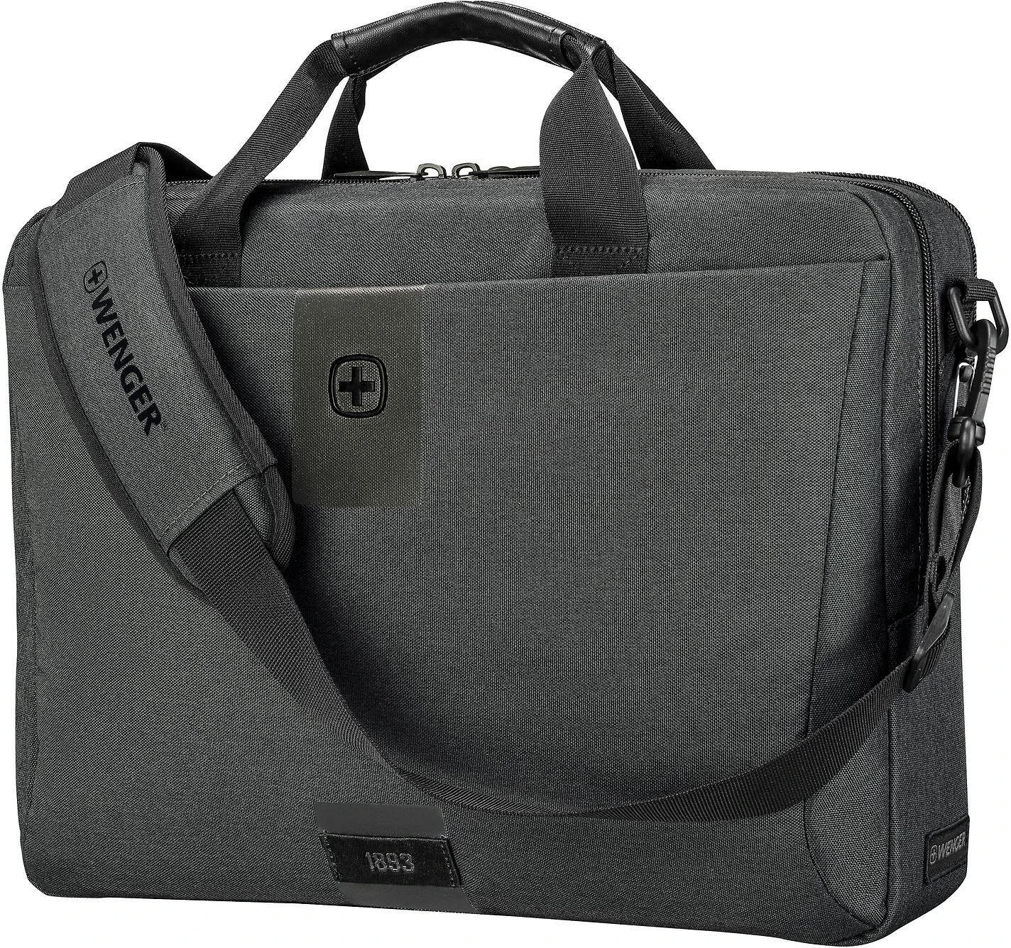 Wenger MX ECO Brief, 16" Nešiojamas kompiuteris Briefcase, Charcoal