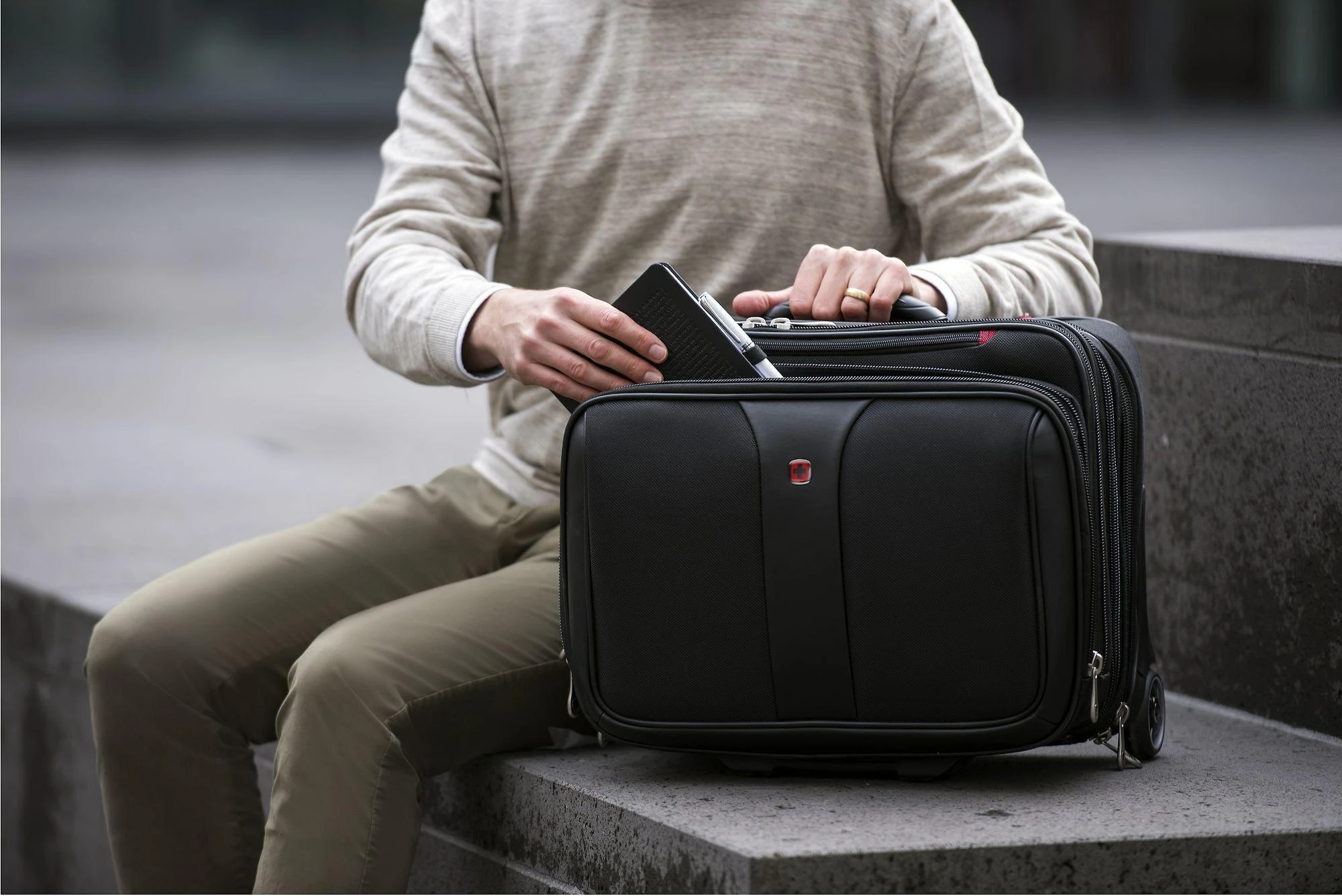 Bag for laptop WENGER patriot 600662 (17 ", juodos spalvos)