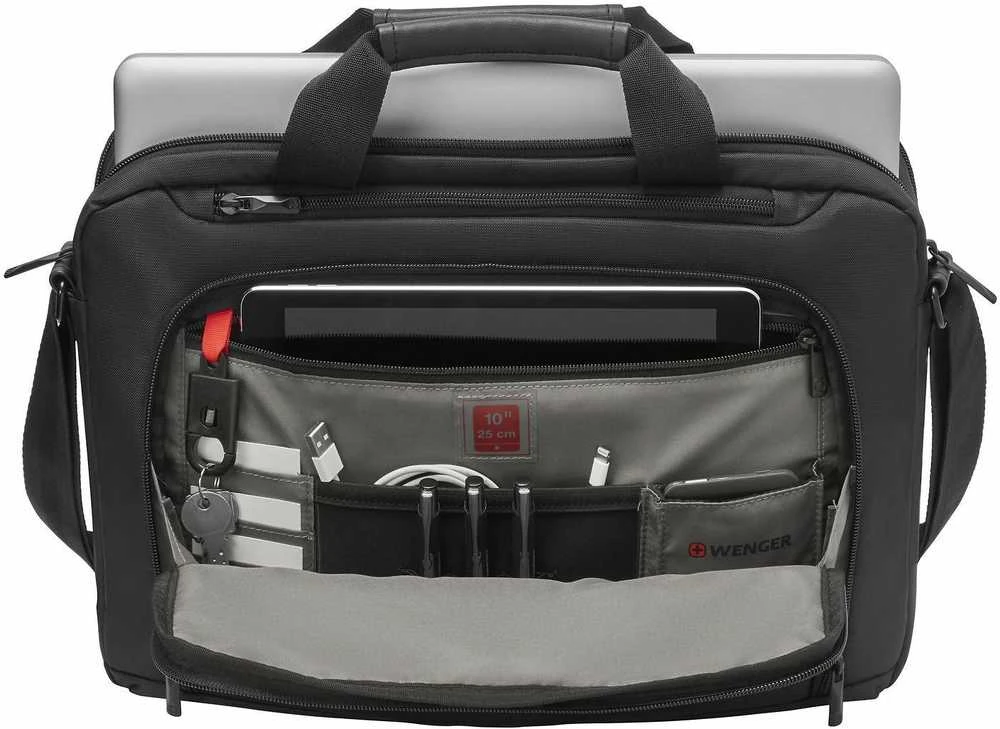 Bag for laptop WENGER source 601066 (16", juodos spalvos)