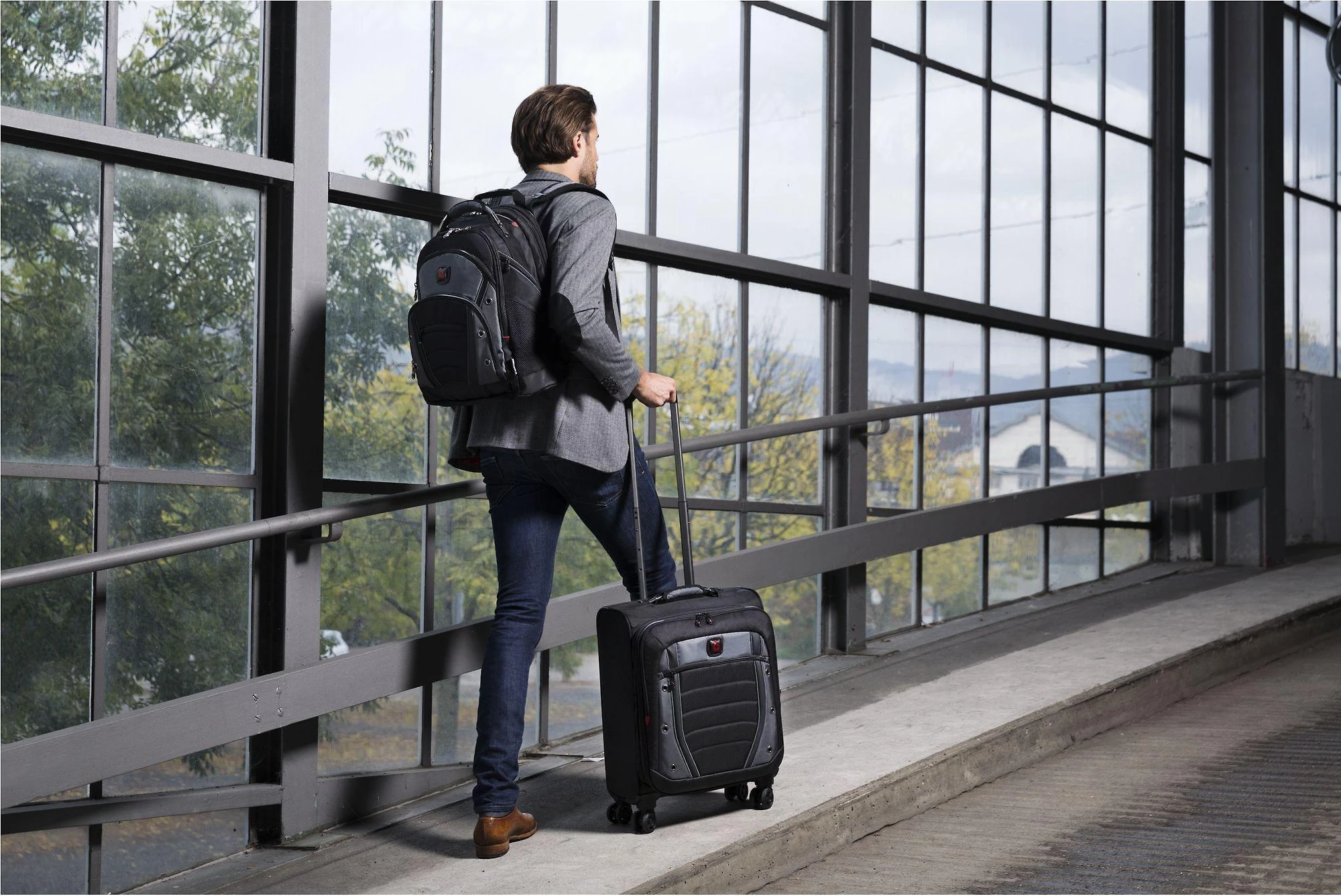 Rucksack for laptop WENGER synergy 600635 (16", juodos spalvos)