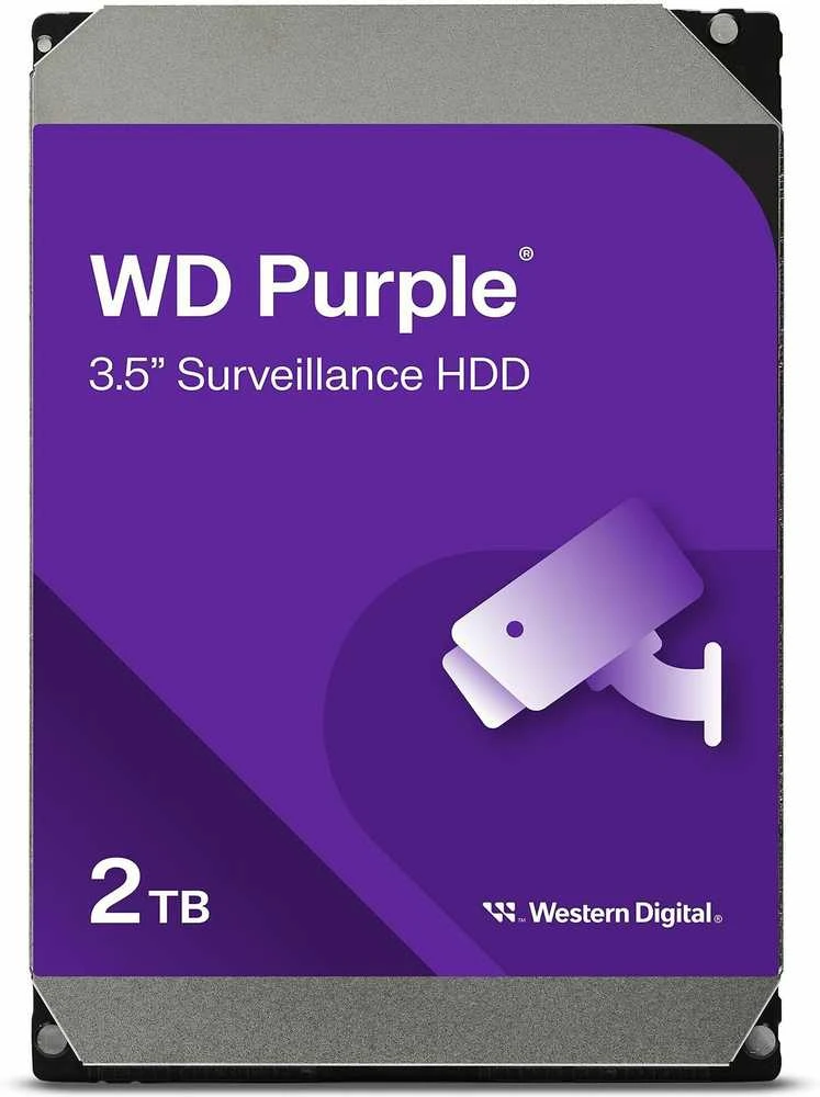 Western Digital HDD AV WD Violetinė (3.5'', 2TB, 256MB, 5400 RPM, SATA 6 Gb/s)