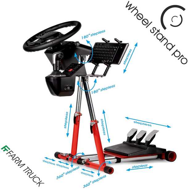 WheelStandPro Ratų stovas Pro ŪKIO Sunkvežimis Raudona