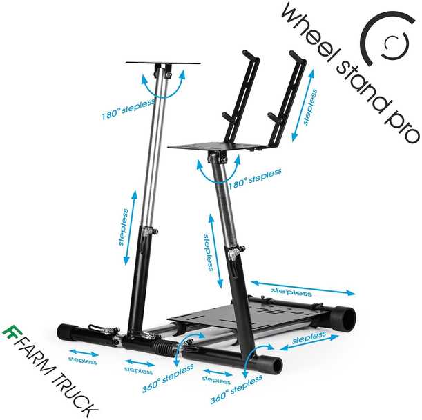 WheelStandPro Wheel Stand Pro FARM TRUCK Juodas