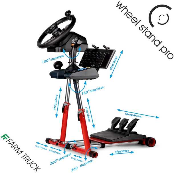 WheelStandPro Ratų stovas Pro ŪKIO Sunkvežimis Raudona
