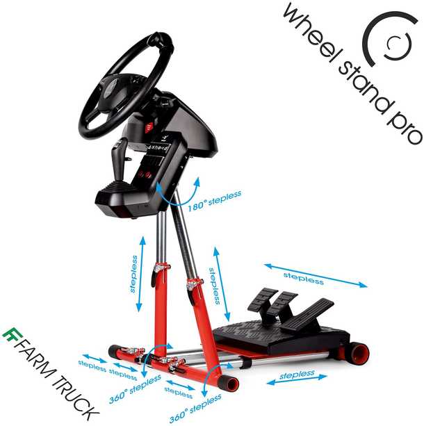 WheelStandPro Ratų stovas Pro ŪKIO Sunkvežimis Raudona