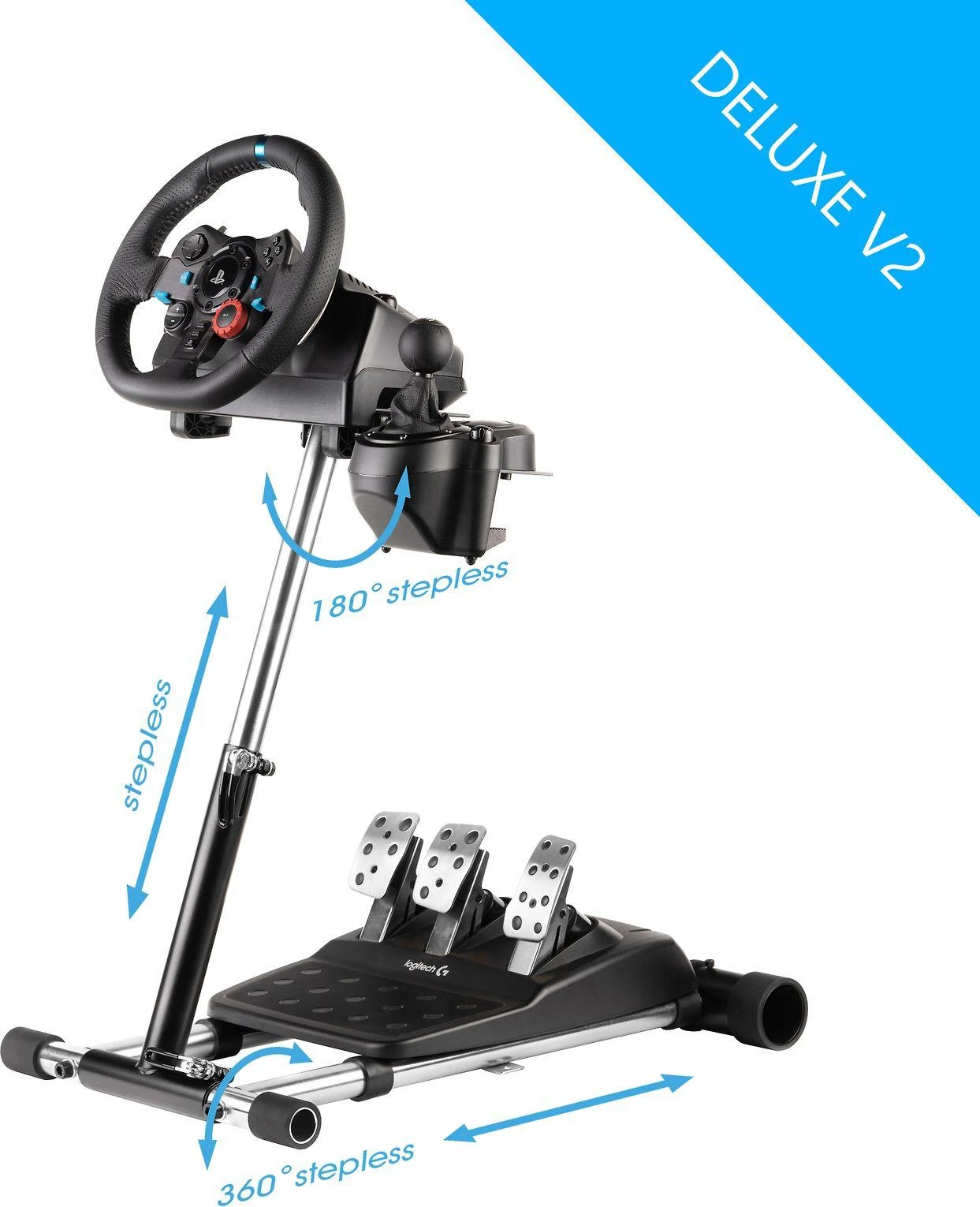 Stovas vairui Logitech Wheel Stand Pro Next Level Racing Deluxe V2