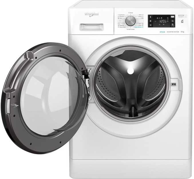 Skalbimo mašina Whirlpool FFB 8648 BV EU, Balta