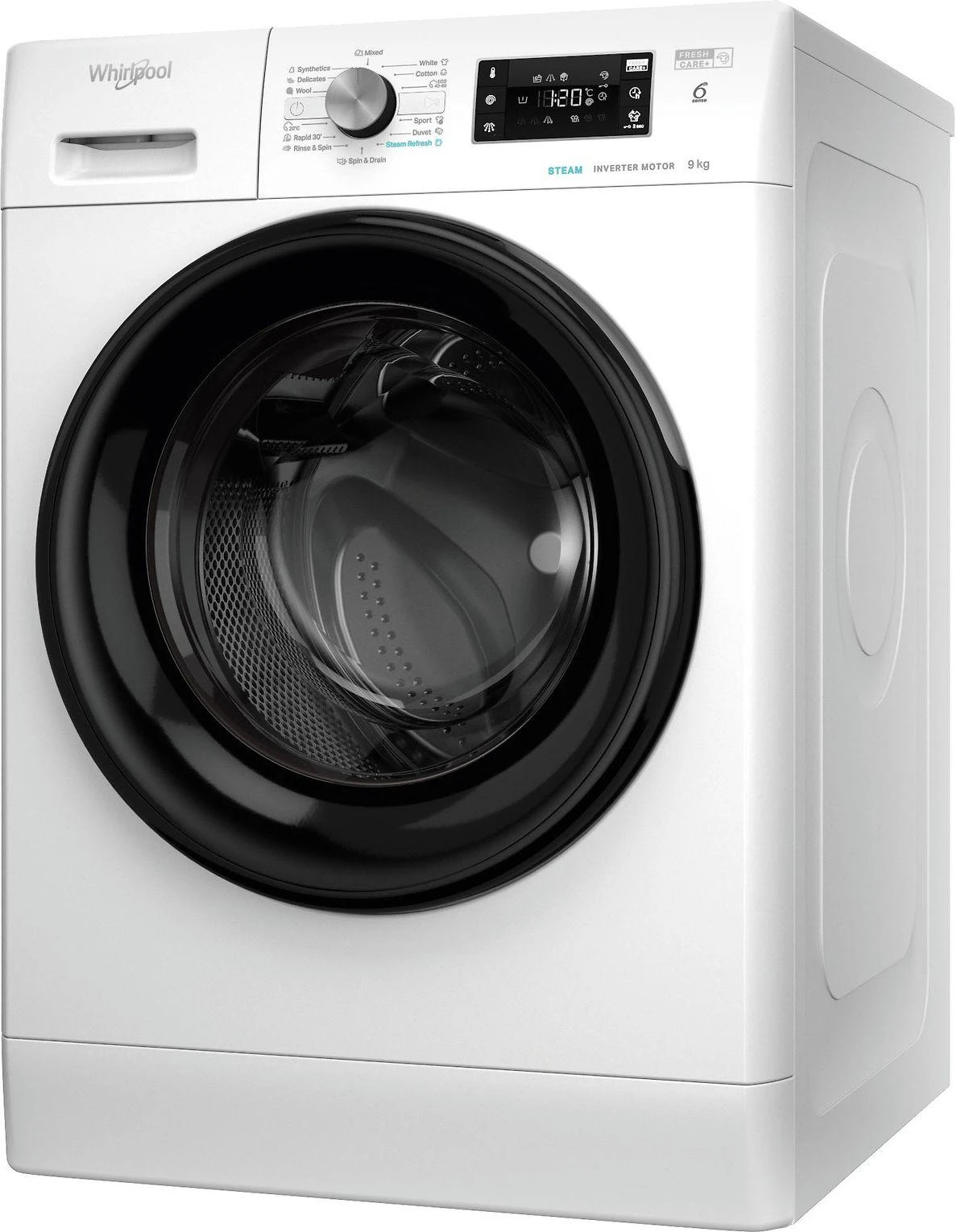 WHIRLPOOL Skalbimo mašina FFB 9469 BV EE, 9kg, 1400 rpm, Energy class A, Gylis 63 cm, Steam refresh