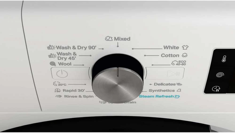 WHIRLPOOL Skalbimo mašina - Dryer FFWDB 864349 BV EE, 1400 rpm, Energy class D, 8kg - 6kg, Gylis 54 cm, Inverter motor, Steam Refresh