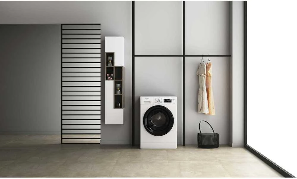 WHIRLPOOL Skalbimo mašina - Dryer FFWDB 864349 BV EE, 1400 rpm, Energy class D, 8kg - 6kg, Gylis 54 cm, Inverter motor, Steam Refresh