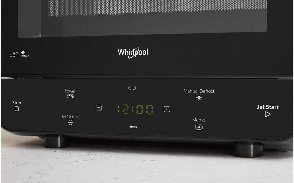 Whirlpool MAX 34 BL mikrobangų krosnelė, juoda