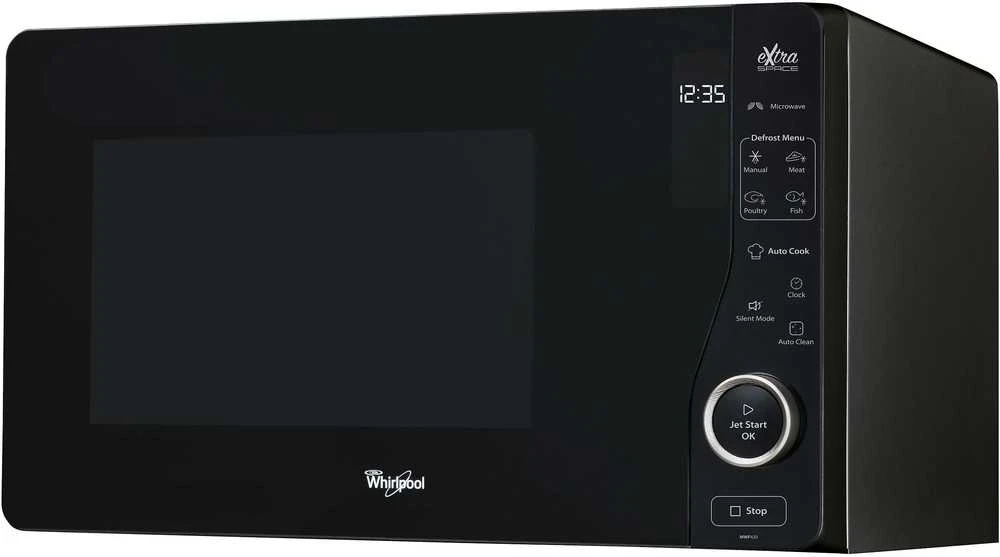Mikrobangų krosnelė Whirlpool MWF 420 BL (1100W, 25l), Juodos spalvos