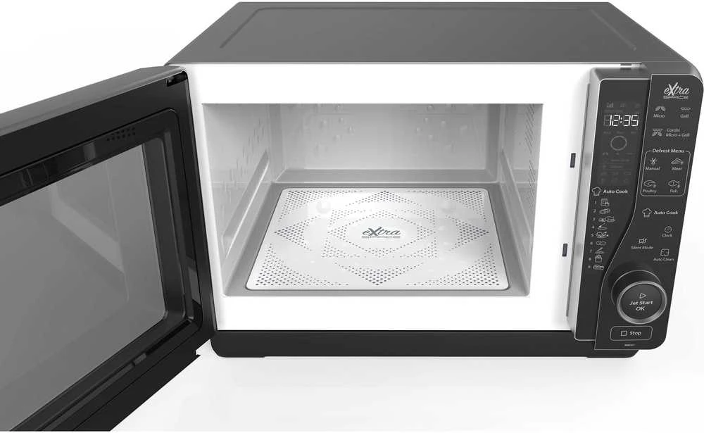 Mikrobangų krosnelė Whirlpool MWF 420 BL (1100W, 25l), Juodos spalvos