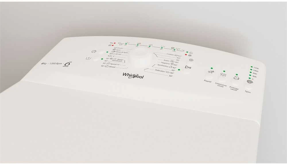Skalbimo mašina pakraunama iš viršaus Whirlpool TDLR 6240L EU