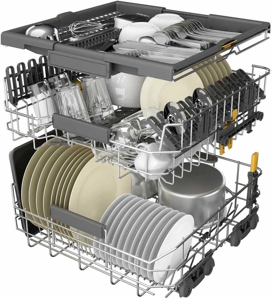 Indaplovė Whirlpool W7U HP33 X astianpesukone, teräs