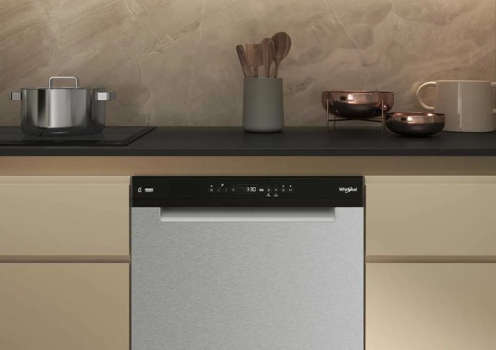 Indaplovė Whirlpool W7U HP33 X astianpesukone, teräs