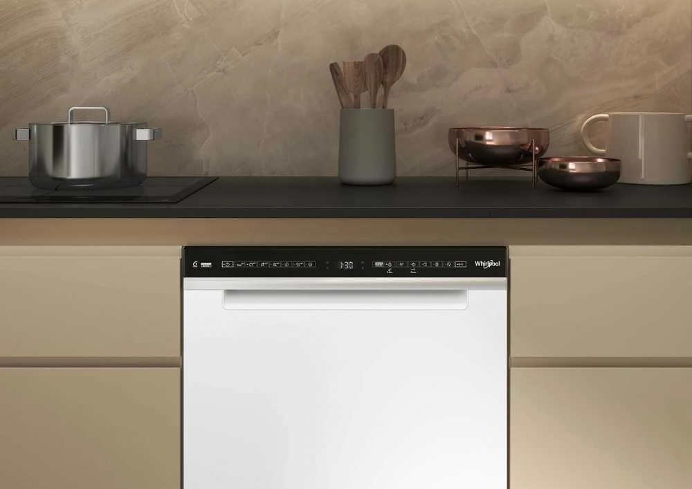 Indaplovė Whirlpool W7U HS41 astianpesukone, valkoinen