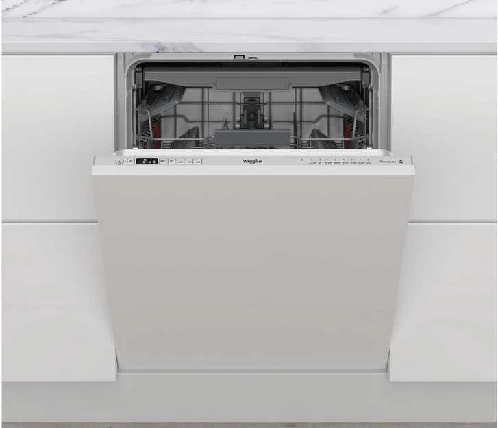 Whirlpool Įmontuojama indaplovė, sidabro spalvos, pilno dydžio (WIC 3C34 PFE S)