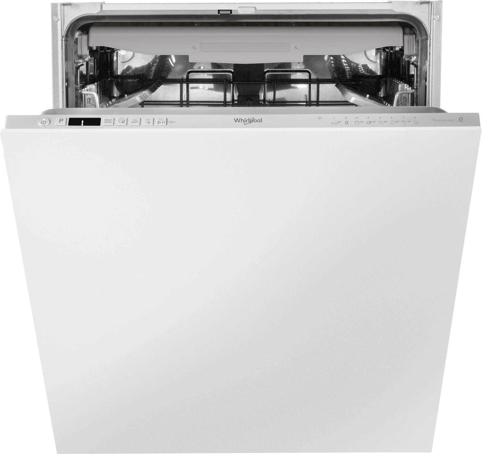 Whirlpool Įmontuojama indaplovė, sidabro spalvos, pilno dydžio (WIC 3C34 PFE S)