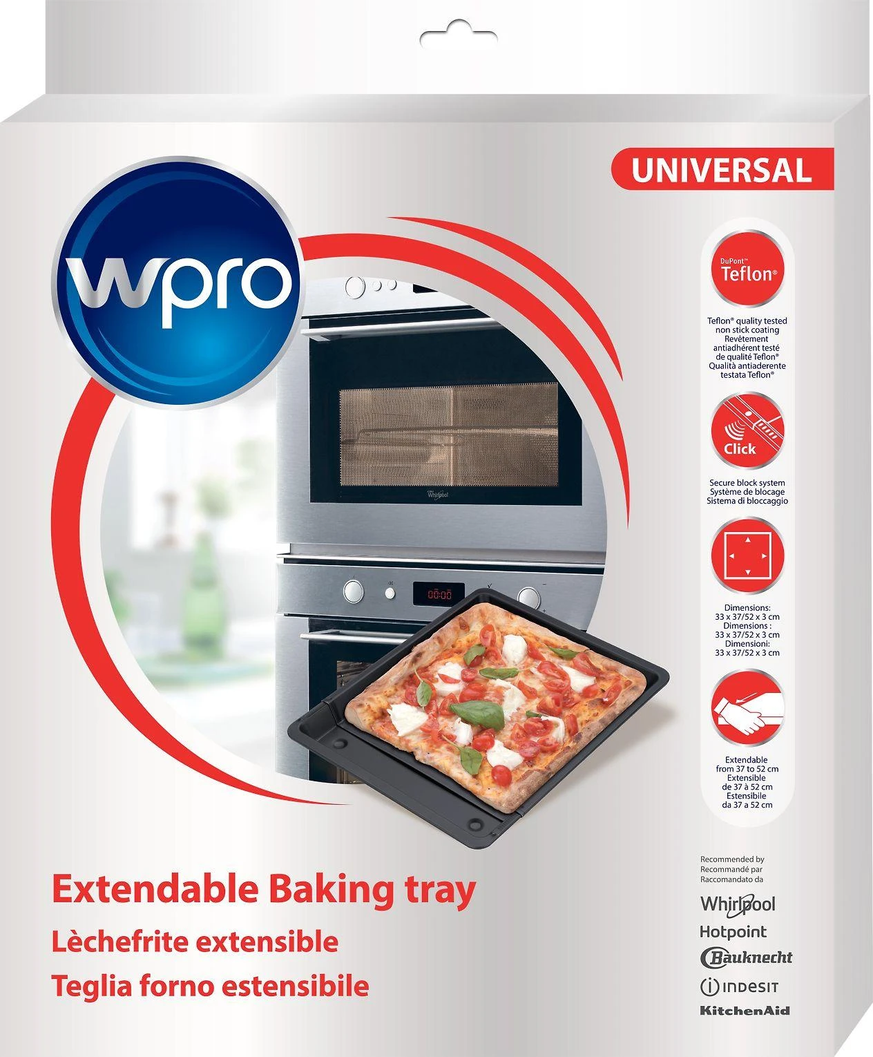 Whirlpool Orkaitės padėklas Wpro UBT521
