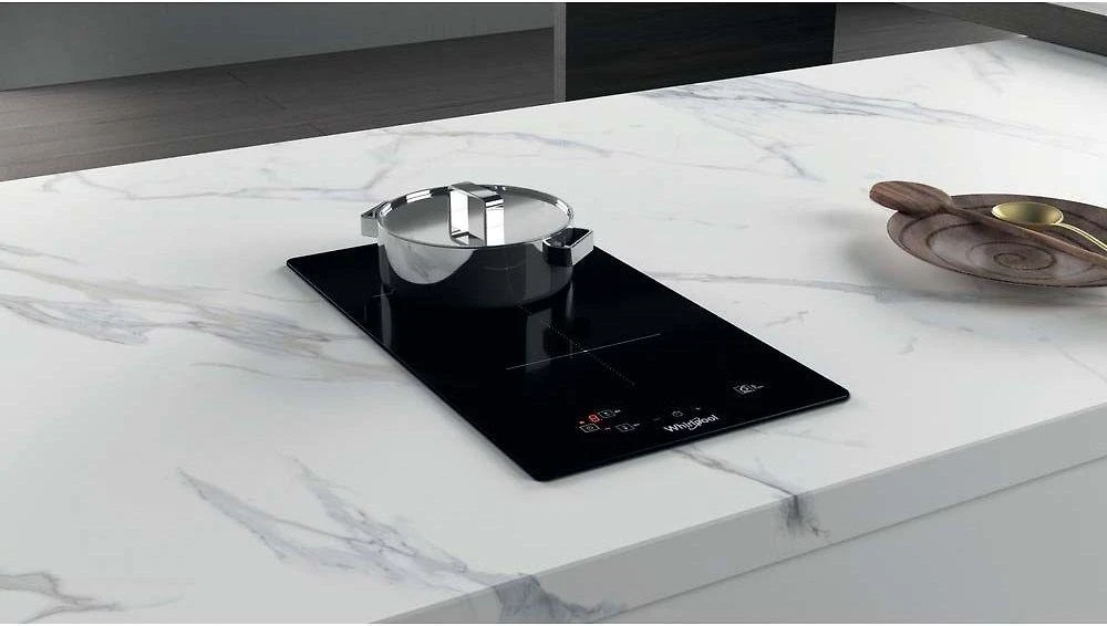 Kaitlentė Whirlpool WS Q0530 NE viryklė Juoda Įmontuoti 28 cm Indukcinė viryklė, padalyta į sritis 2 zone(s)