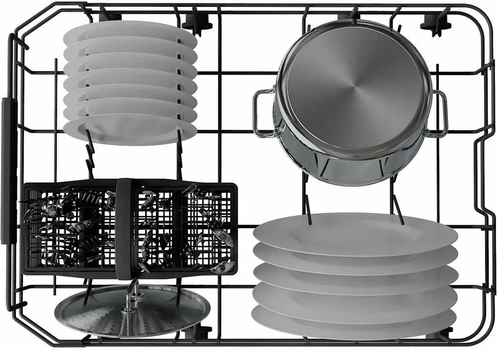 Įmontuojama indaplovė Whirlpool WSIC 3M27