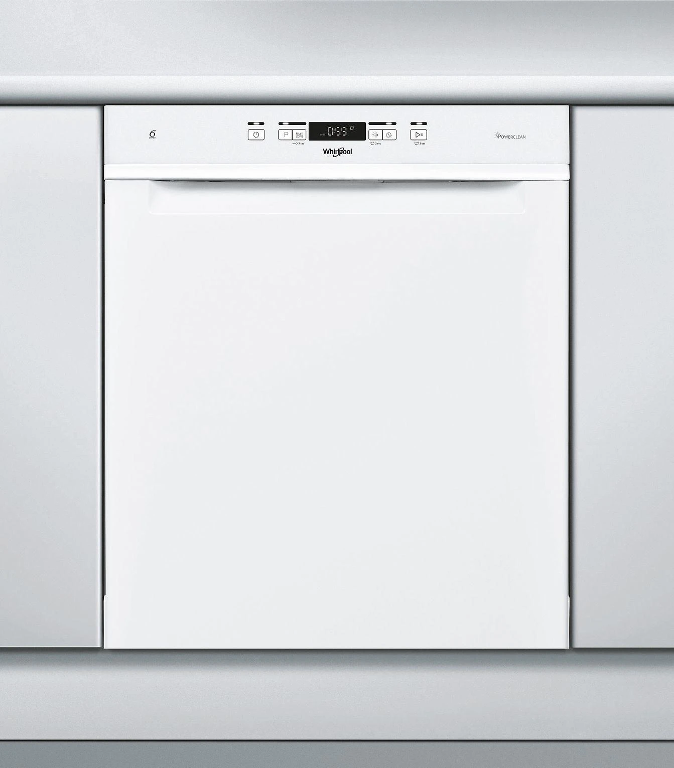 Indaplovė Whirlpool WUC 3C32 P -astianpesukone, valkoinen