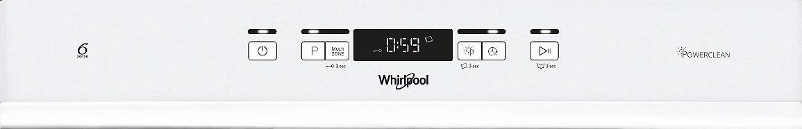 Indaplovė Whirlpool WUC 3C32 P -astianpesukone, valkoinen