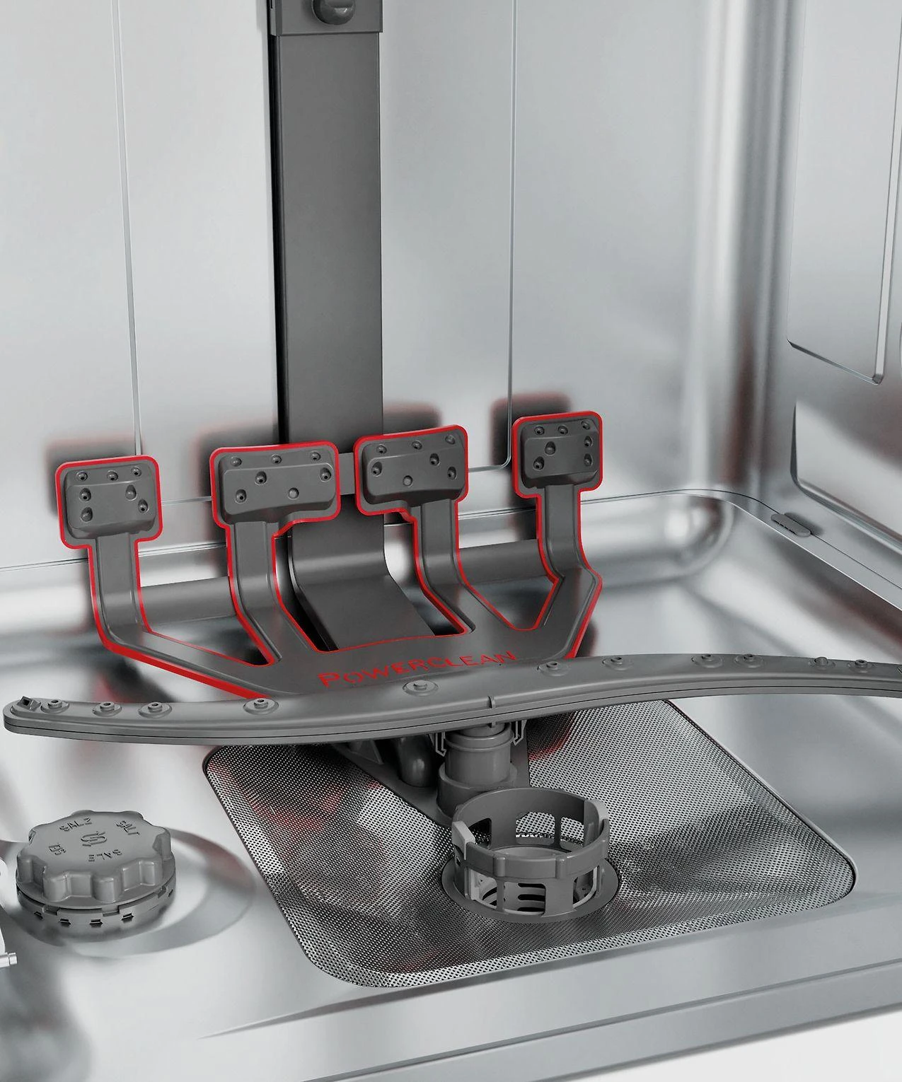 Indaplovė Whirlpool WUC 3C32 P X astianpesukone, teräs