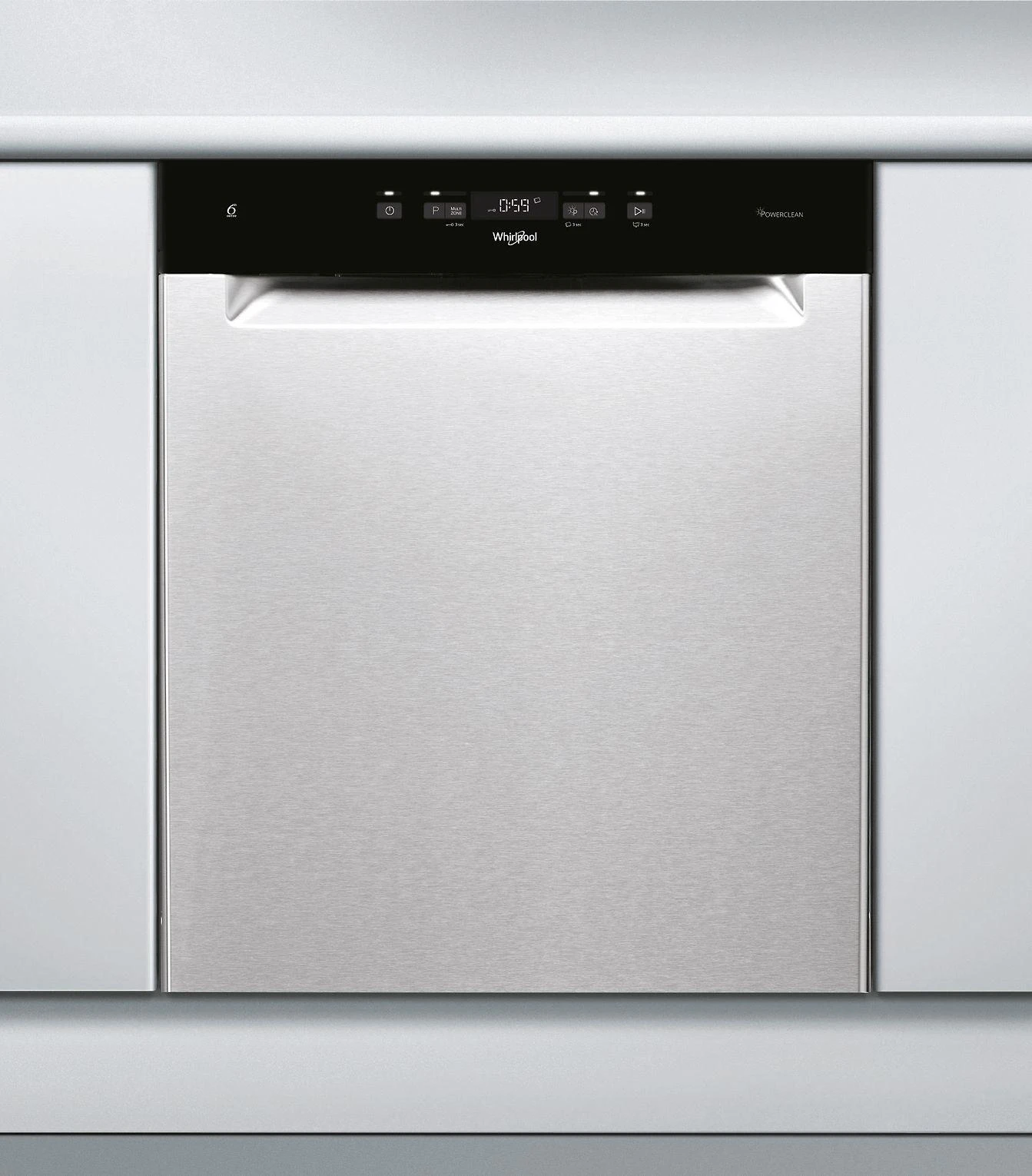 Indaplovė Whirlpool WUC 3C32 P X astianpesukone, teräs