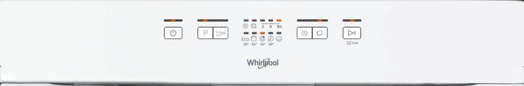 Indaplovė Whirlpool WUE 2B26 -astianpesukone, valkoinen