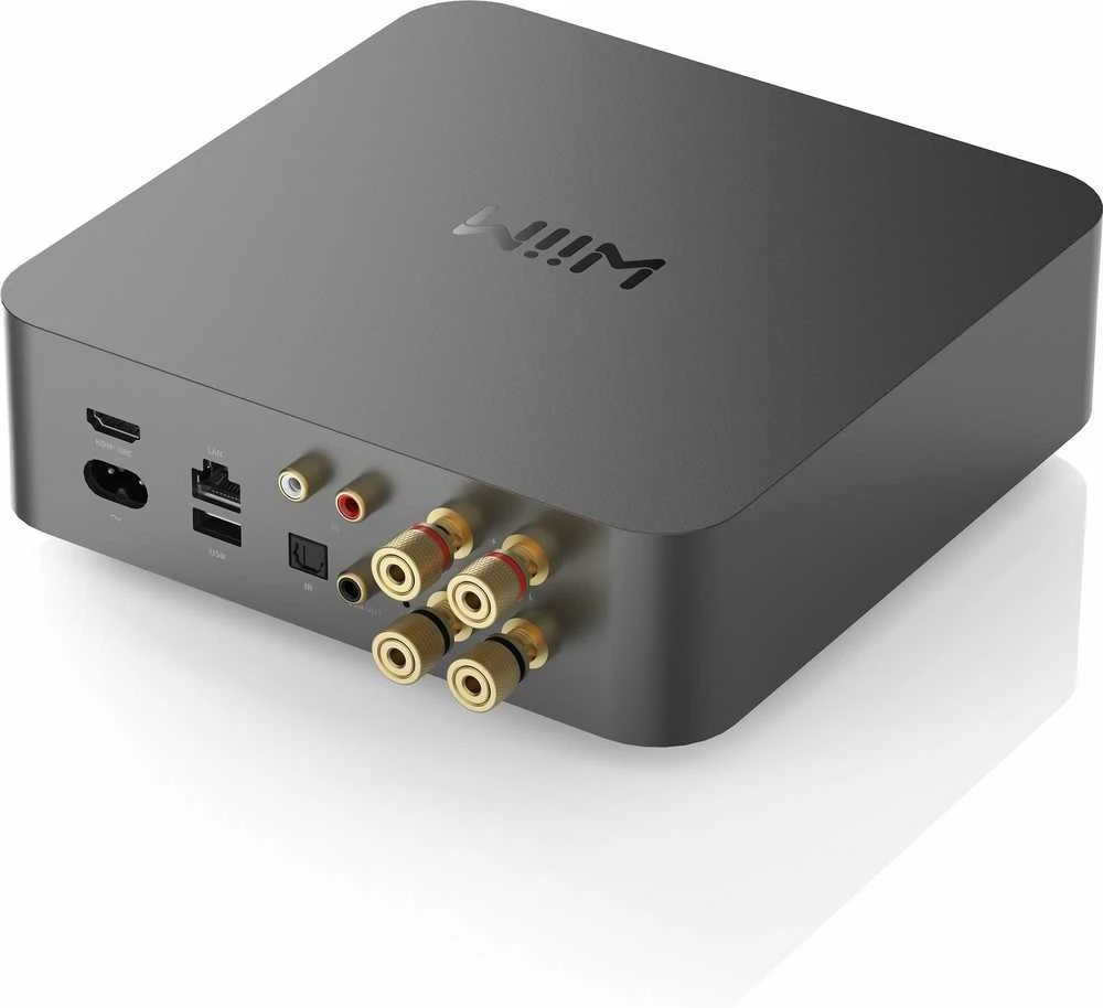 Stiprintuvas WiiM Amp Pro Dark Pilkas - Stereo Streaming Amplifier