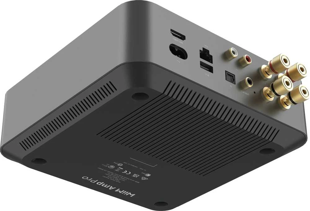 Stiprintuvas WiiM Amp Pro Dark Pilkas - Stereo Streaming Amplifier