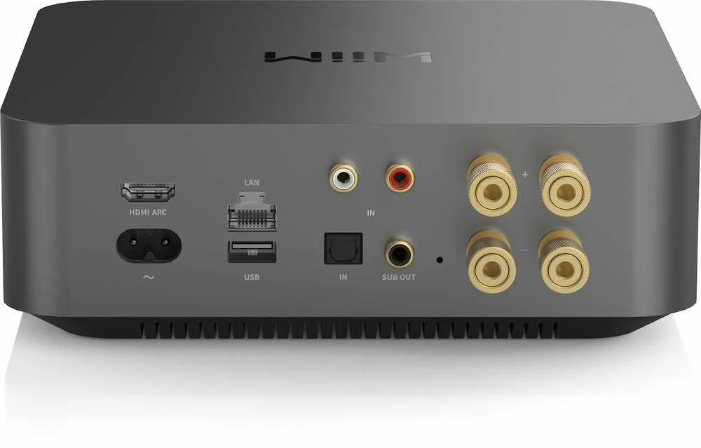 Stiprintuvas WiiM Amp Pro Dark Pilkas - Stereo Streaming Amplifier