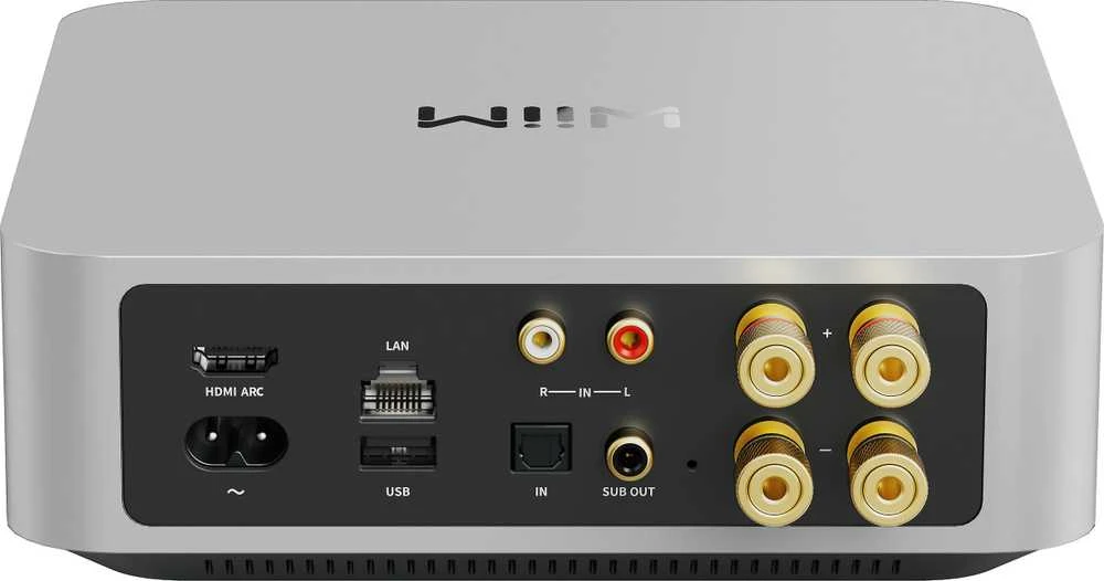 Stiprintuvas WiiM Amp Sidabrinis - Stereo Streaming Amplifier