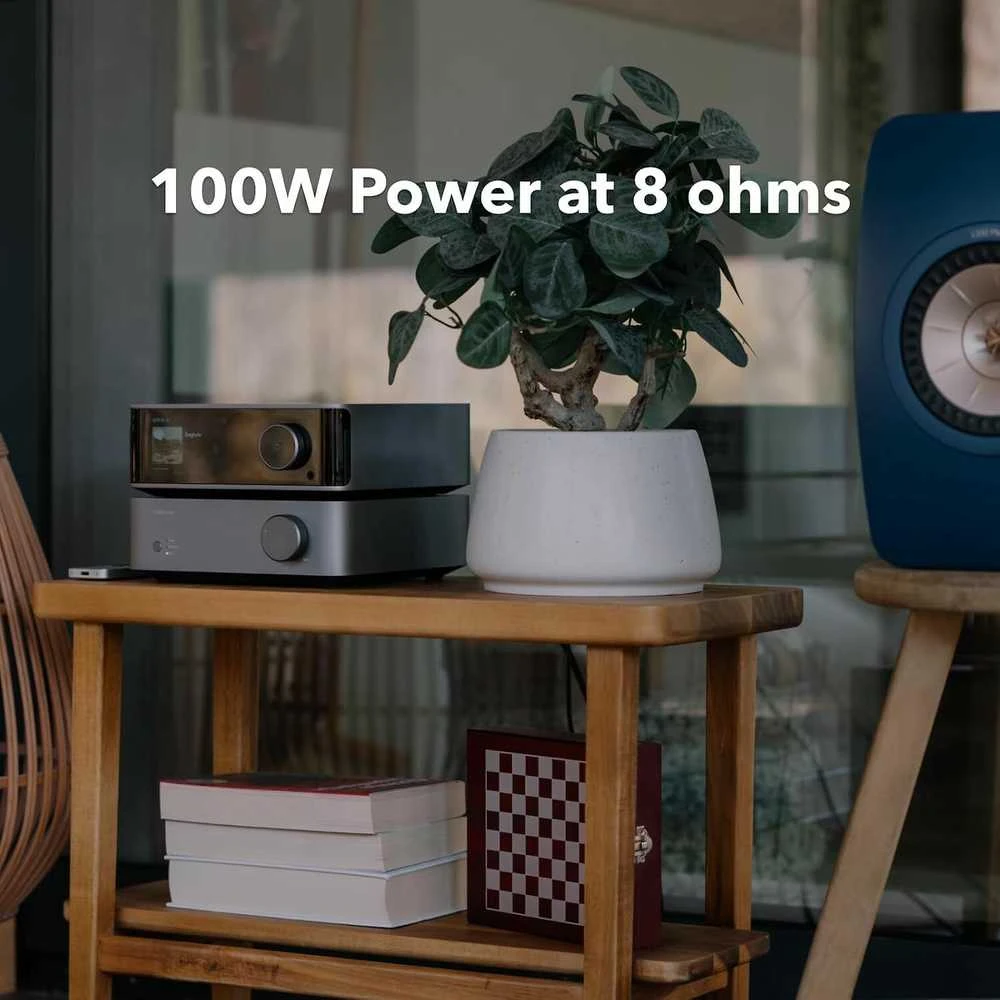 WiiM WiiM Vibelink Amp - dark pilkas - Stiprintuvas Hi-Fi