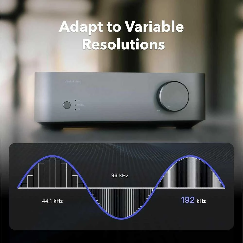 WiiM WiiM Vibelink Amp - dark pilkas - Stiprintuvas Hi-Fi