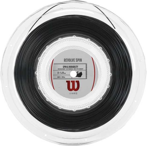WILSON Revolve Spin 17/1.25mm 200m Juodas