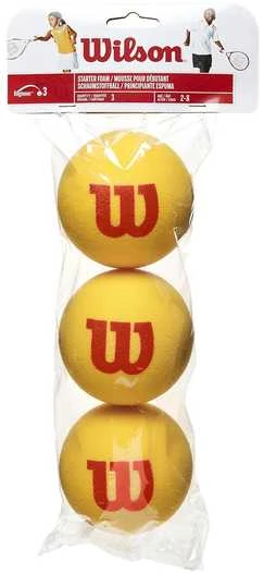 Wilson Starter Foam teniso kamuoliukas, 3 vnt