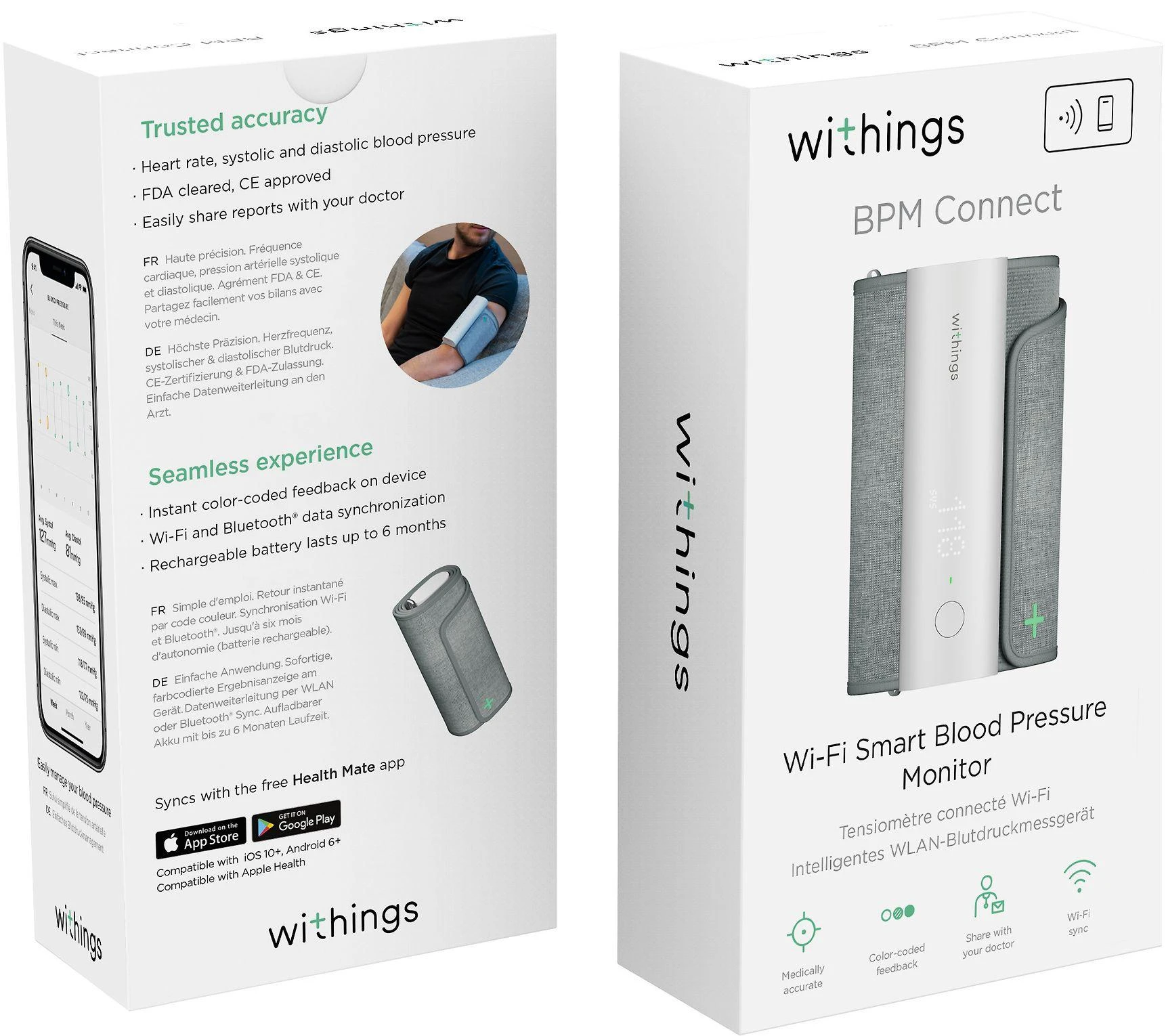 Kraujospūdžio matuoklis Withings BPM Connect